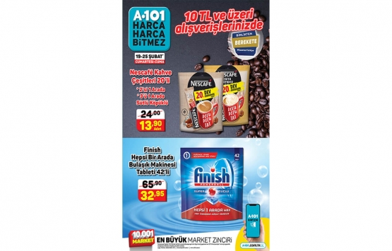 A101 25 Şubat kataloğunda görülmemiş indirimler! O ürün 65,90 TL yerine 32,95 TL ye satılıyor!