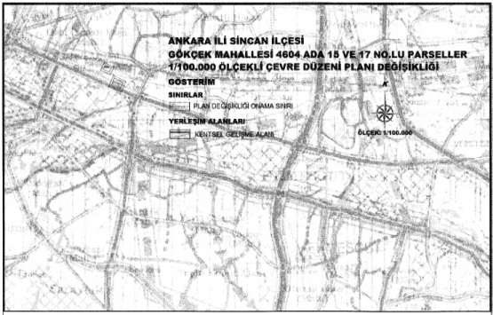 Ankara Sincan Gökçek imar planı değişikliği onaylandı!