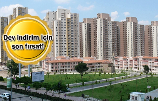 TOKİ yüzde 24 indirim kampanyası bugün bitiyor!