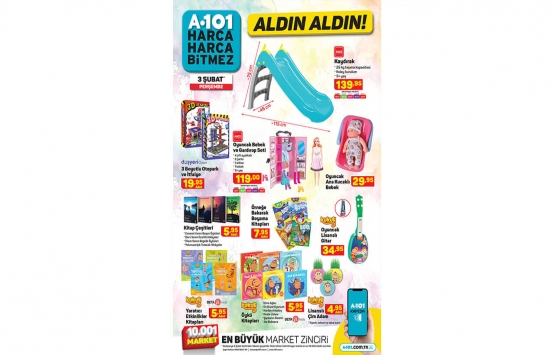 A101 aldın aldın online 3 Şubat kataloğu! Muhteşem fırsatlar sizi bekliyor!