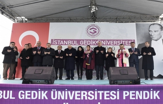 Pendik Gedik Üniversitesi Ana Kampüsü’nün temeli atıldı!