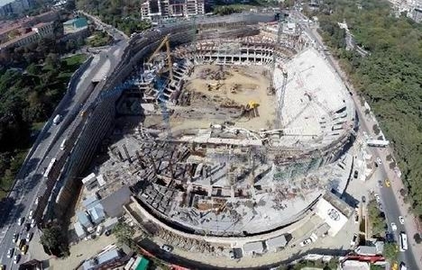 Vodafone Arena inşaatının son hali!