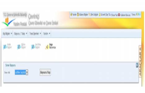 Çevre görevlisi sınavı!