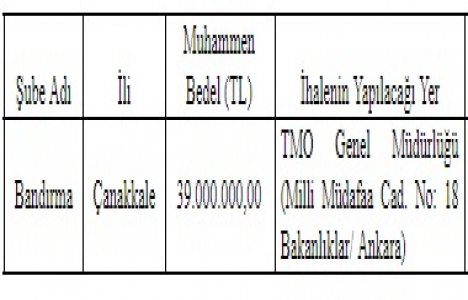 Çanakkale de 39 milyon TL ye satılık gayrimenkul!