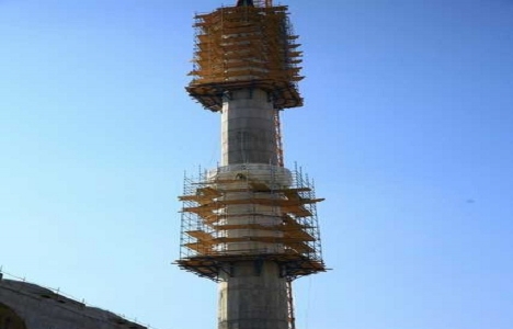 Çamlıca Camii nin inşaatından son görüntüler!