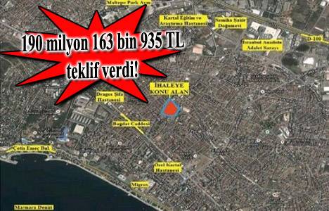 İller Bankası Kartal arsa ihalesine en yüksek teklif Kiler GYO ve Biskon Yapı'dan!