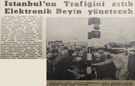 1967 yılında Trafik Sinyalizasyon Şebekesi nin temeli atılmış!