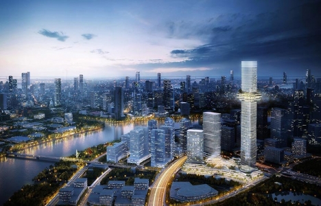 Bu gökdelenin ortasında orman var!