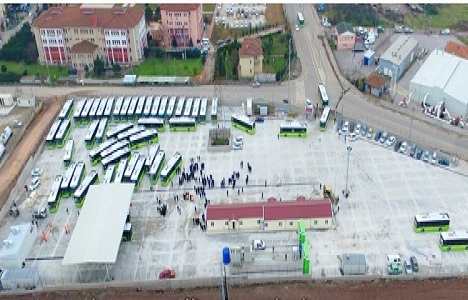 Kocaeli yeni otobüs garajı tamamlandı!