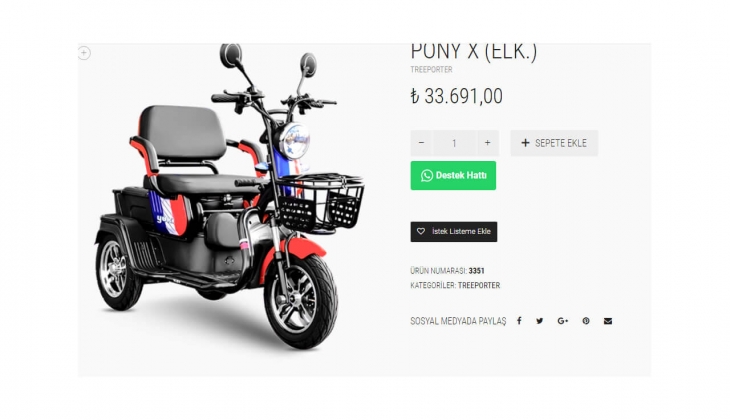Yuki PONY X elektrikli üç tekerlekli motosikletin yeni fiyatı belli oldu! İşte 1 Eylül 2022 fiyat listesi!