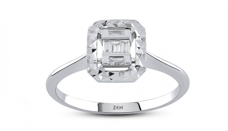 Baget yüzüklerde yüzde 50 indirim! Zen Pırlanta baget yüzük fiyatları ne kadar? Zen Pırlanta baget yüzük fiyat listesi