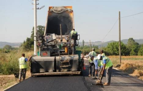 Bursa Mustafakemalpaşa'da asfaltlama çalışmaları başladı!