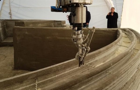 3D yazıcıyla 10 bin dolara ev yapıldı!