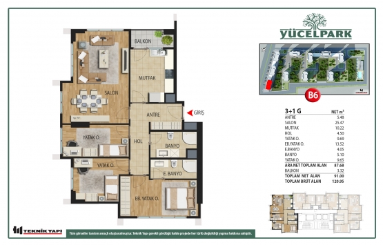 Yücel Park kat planları!