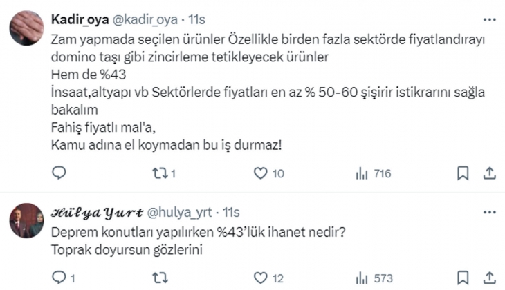 Çimento fiyatlarına yüzde 43 lük dev zam! Hem inşaat sektörüne, hem vatandaşa zarar!