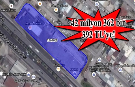 Ankara Yenimahalle'de icradan satılık arsa!