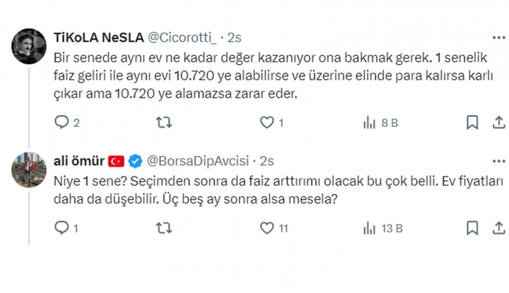 7 milyon TL lik evini satan faizden 310 bin TL kazanıyor! Konut yatırımı, faiz yatırımı mı mantıklı? Vatandaşlar ne dedi