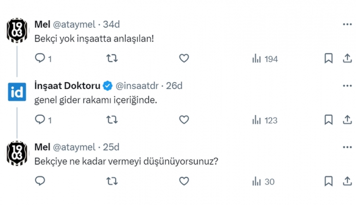 200 metrekarelik villanın arsa hariç toplam maliyeti 4.3 milyon TL!