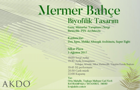 Genç Mimarlar Mermer Bahçe Sergisi 3 Ağustos ta!