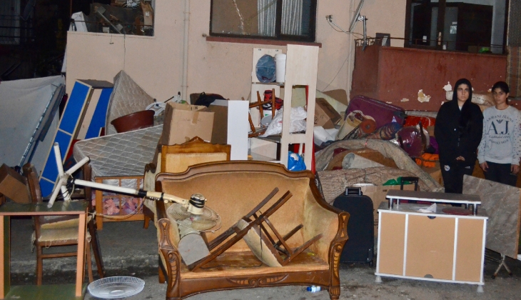 Mahkeme kararı ile evden çıkarılan kiracı, 2 kızıyla sokakta kaldı!