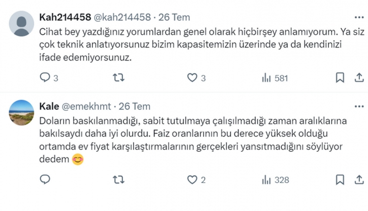2010 dan bu yana konut fiyatları Türkiye de yüzde 61, ABD de yüzde 86 arrtı!