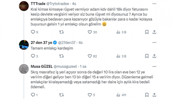 Emlakçılar konut piyasasında fiyatların yükselmesine neden oluyor iddiası!