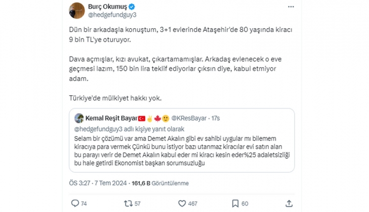 Ev sahipleri çaresiz: İhtiyaçtan tahliye için kiracıya para da verilse evden çıkmıyor!