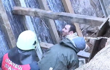 Bakırköy'de bina çöktü!