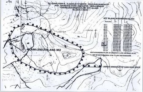 Şanlıurfa Hamzan Tepe 1. derece arkeolojik sit alanı ilan edildi!