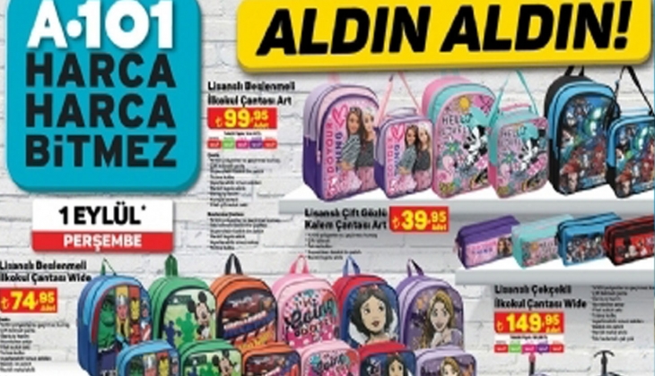 Aileler dikkat! Okul İhtiyaçları En Uygun Fiyatlarla A101'de...