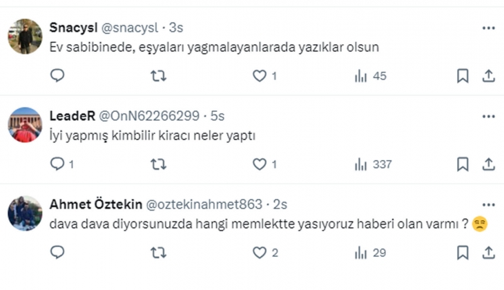 İzmir de ev sahibi kiracısı evde yokken eşyalarını sokağa attı: Eşyalar yağmalandı!