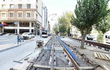 Konak Tramvayı'nda bir etap daha tamamlandı!