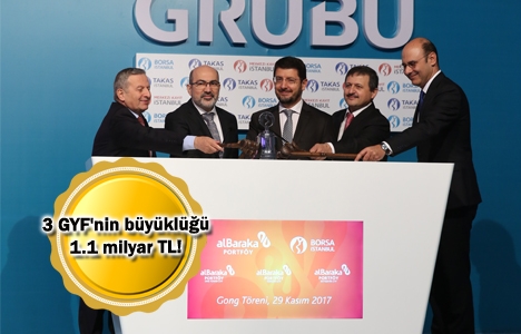 Albaraka Portföy'ün GYF'leri borsada işlem görmeye başladı!