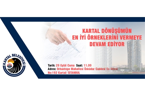 Kartal En Sitesi temel atma töreni 29 Eylül'de!