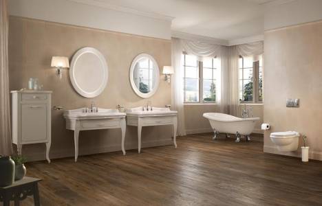 Kale, Victorian ile banyolarda masalsı bir atmosfer yaratıyor!