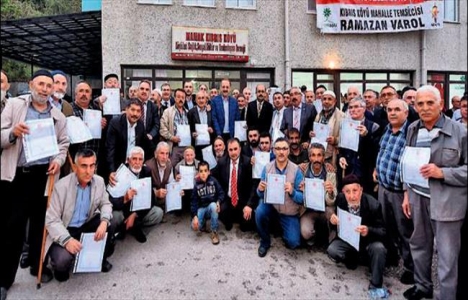 Mamak Kıbrıs Mahallesi'nde tapular verildi!