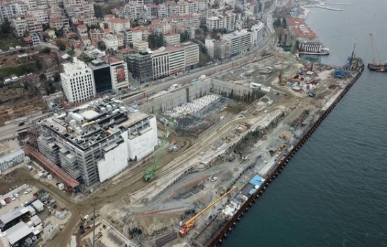 Galataport un son hali böyle görüntülendi!