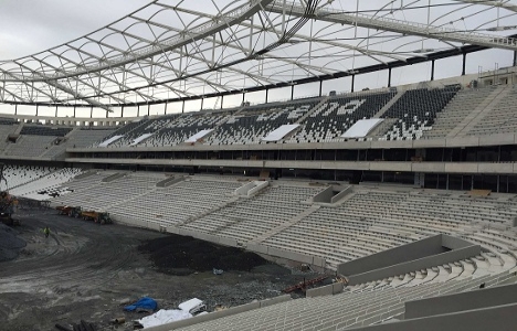 Vodafone Arena nın kaba inşaatında sona gelindi!