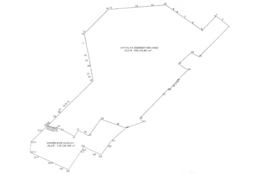 Antalya serbest bölgesinin sınırları değişti!