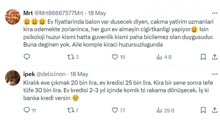 Kredinin peşinatını denkleştirince hiç düşünmeden evinizi alın tavsiyesi geldi: Vatandaşlar ne diyor?