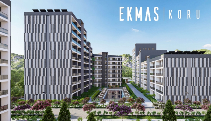 Ekmas Koru da 400 bin TL peşinatla ev fırsatı!
