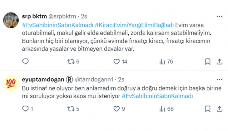 Mağdur ev sahibinden Bakan Tunç a çağrı: Yüzde 25 zam sınırı helal değildir, asıl olan adaletin sağlanmasıdır!