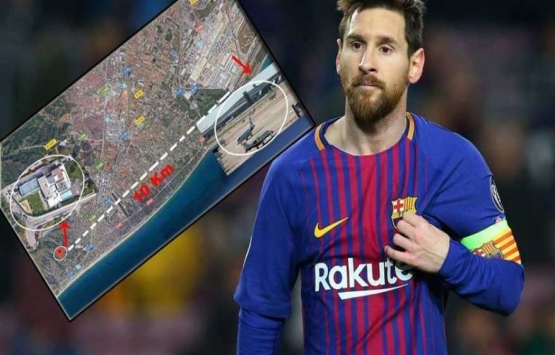 Lionel Messi’nin evinin üzerinden uçak geçmesi yasak!