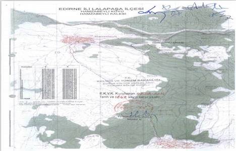 Edirne Hamzabeyli Kalesi 1. Derece arkeolojik sit alanı içerisine alındı!