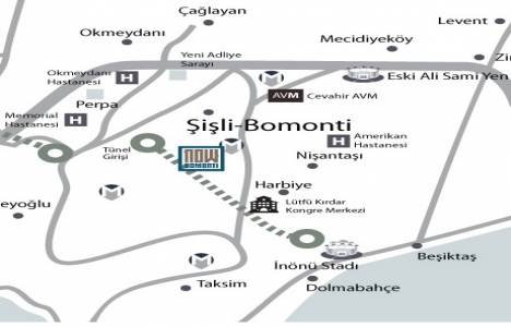 Now Gayrimenkul Now Bomonti adres!