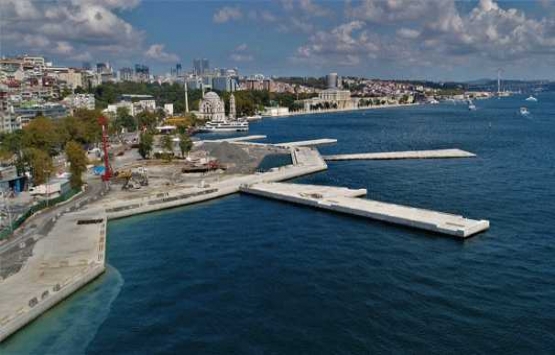 Kabataş Martı Projesi nde son durum havadan görüntülendi!