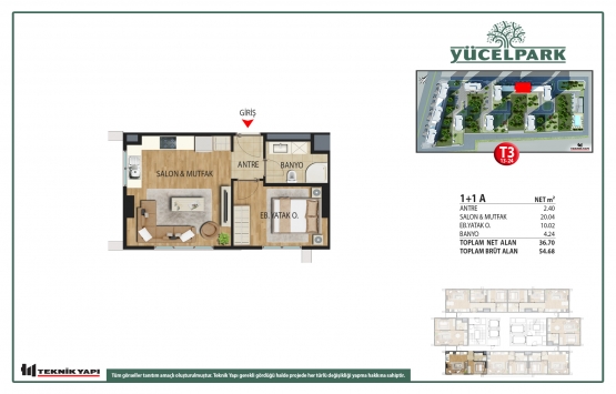 Yücel Park kat planları!