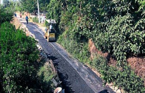 İzmir Özdere Orta Mahallesin'de sorunlu yollar yenilendi!