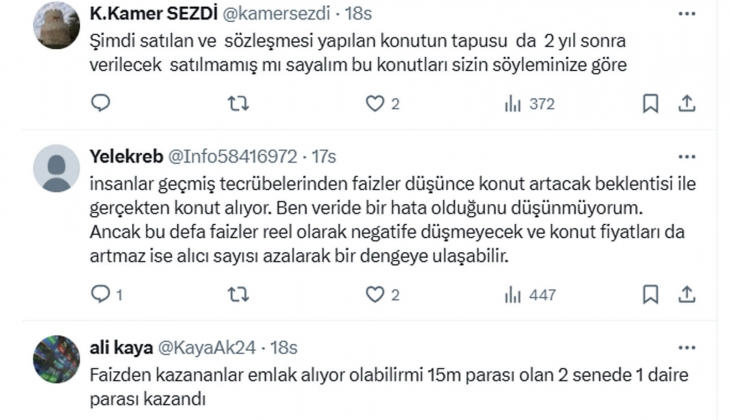 Yeni konut satışlarındaki artışa temkinli bakılmalı: Parası geçen yıl ödenen bir evin tapu devri yeni yapılmış olabilir!