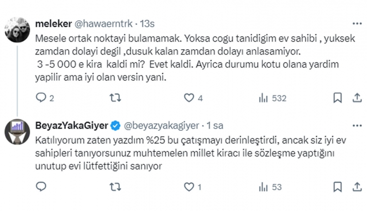  Kimse keyfinden kiracı olmuyor, ama keyiften ev alıp yatırım yapılıyor dendi: Ev sahiplerinden tepki gecikmedi!